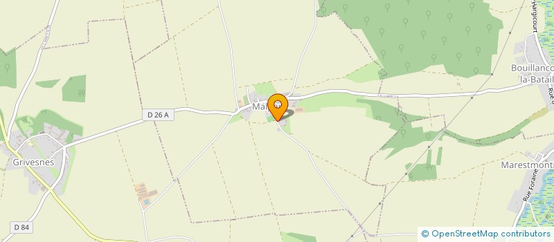 localisation de l'entreprise BE-ECO  MALPART