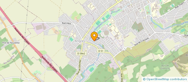 localisation de l'entreprise BE ELECTRICITE GENERALE  LIEVIN