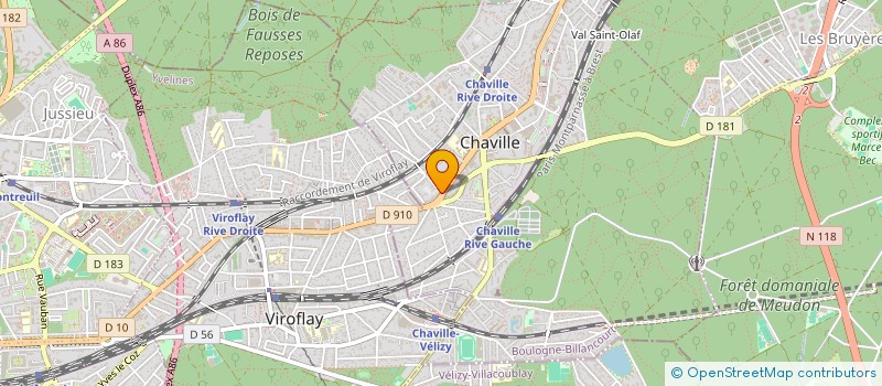 localisation de l'entreprise BE ELEGANT à CHAVILLE