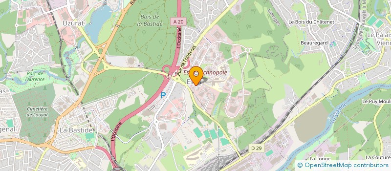localisation de l'entreprise BE ENERGETHIK à LIMOGES