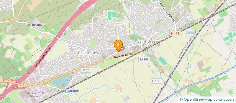 localisation de l'entreprise BE ENERGIE AIR SOLUTIONS à BAILLARGUES