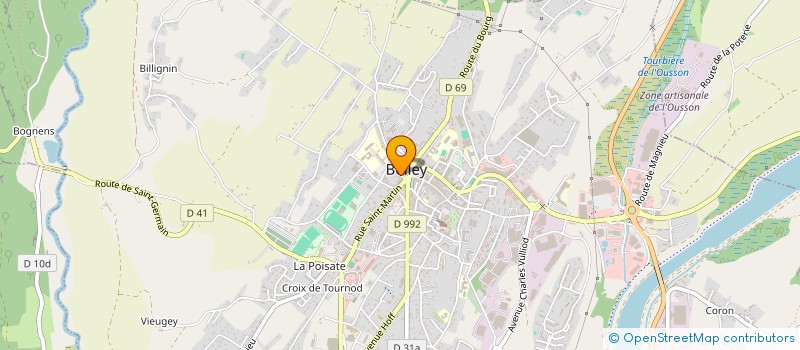 localisation de l'entreprise BE EXPRESS à BELLEY
