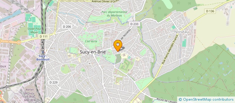 localisation de l'entreprise BE FINANCE à SUCY-EN-BRIE