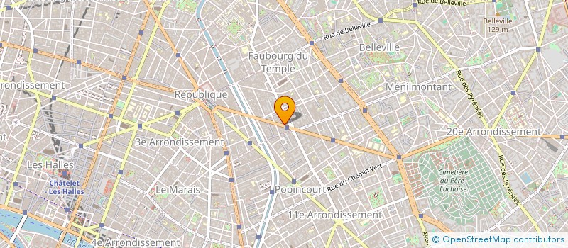 localisation de l'entreprise BE FIT BY MARILYN GRES à PARIS