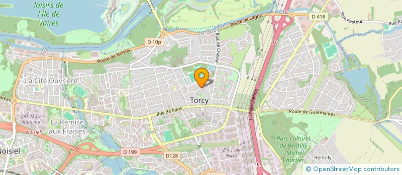 localisation de l'entreprise BE FOR CAR  TORCY