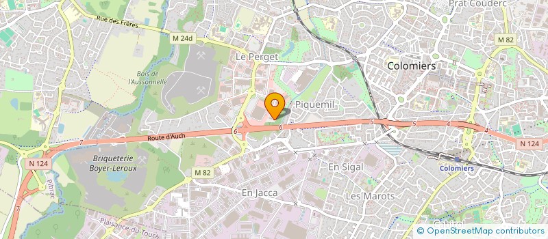 localisation de l'entreprise BE FOR DESIGN à COLOMIERS