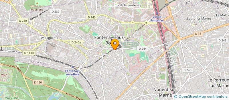 localisation de l'entreprise BE FOR YOU à ARGENTEUIL