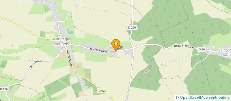 localisation de l'entreprise BE FOUR  SAINT-LEGER-AUX-BOIS