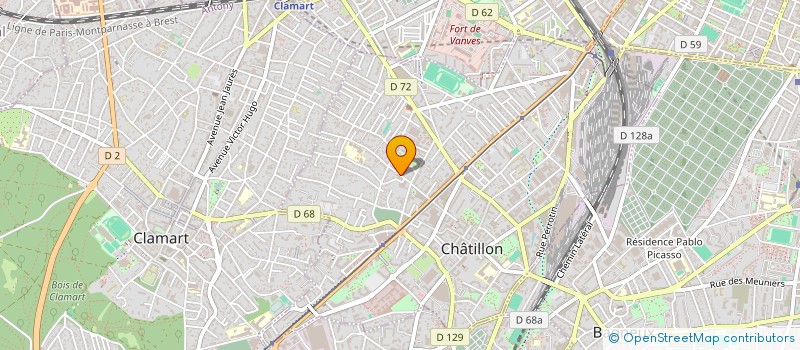 localisation de l'entreprise BE FREE  BOULOGNE-BILLANCOURT