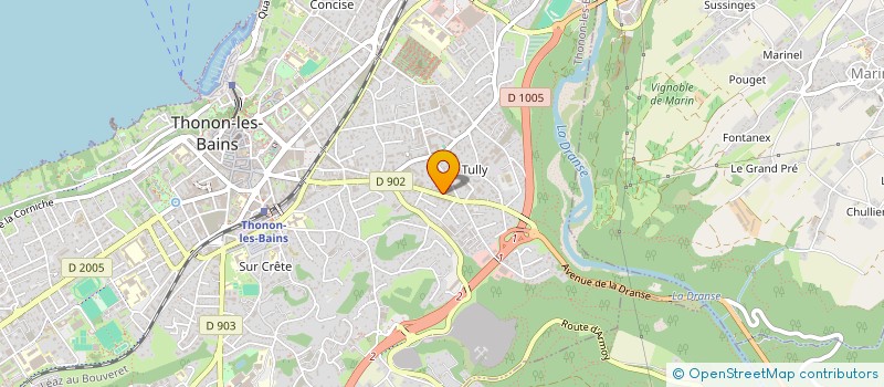 localisation de l'entreprise BE FUNKY IMMO  THONON-LES-BAINS