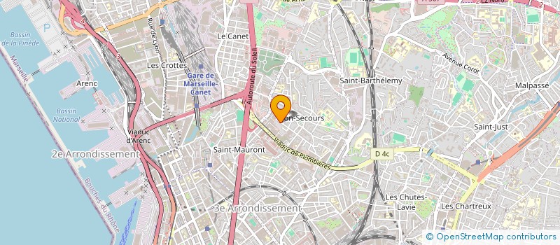 localisation de l'entreprise BE GLAM à MARSEILLE