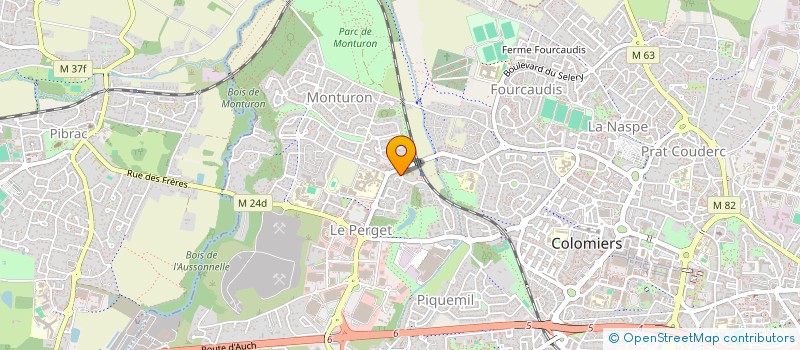 localisation de l'entreprise BE GOOD à COLOMIERS