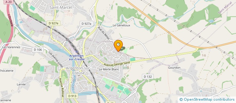 localisation de l'entreprise BE GOOD IN WEB à SAINT-MARCEL