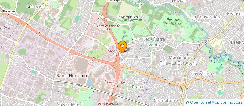 localisation de l'entreprise BE GREEN GROUP à SAINT-HERBLAIN