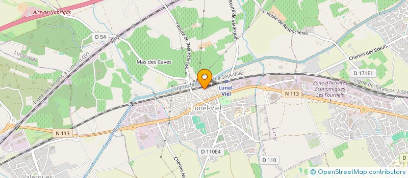 localisation de l'entreprise BE GREEN OCEAN  LUNEL-VIEL