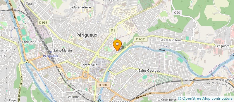 localisation de l'entreprise BE HAPPY à PERIGUEUX
