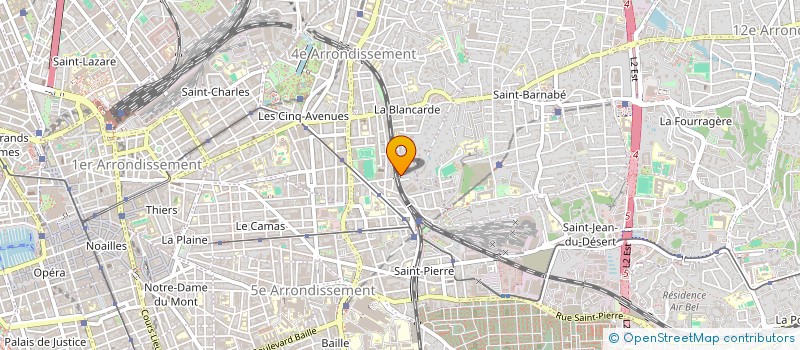 localisation de l'entreprise BE HAPPY COM ASSOCIATION  MARSEILLE