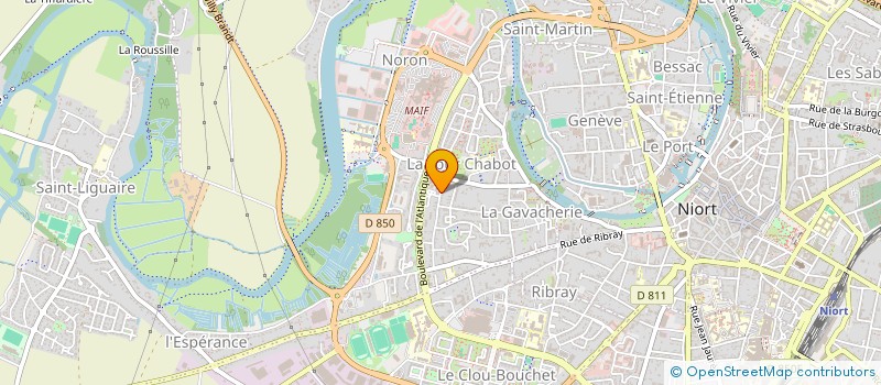 localisation de l'entreprise BE HAPPY SERVICES à NIORT