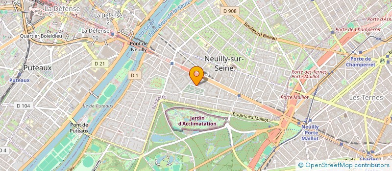 localisation de l'entreprise BE HAVE PRODUCTION à NEUILLY-SUR-SEINE