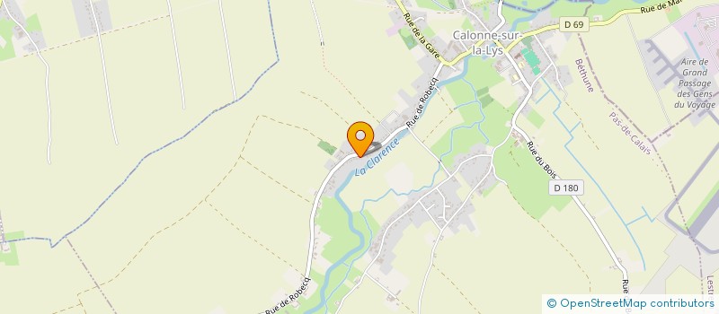 localisation de l'entreprise BE HOLDING  CALONNE-SUR-LA-LYS