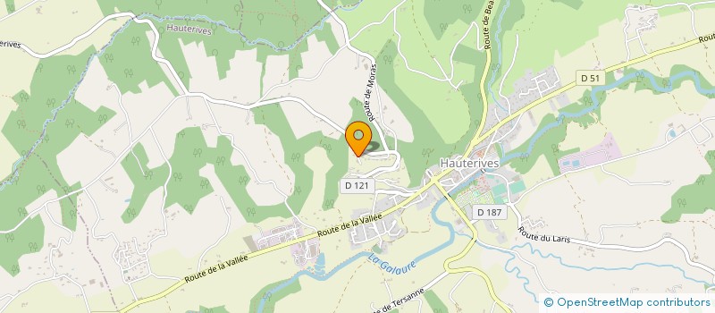 localisation de l'entreprise BE HOME DESIGN  HAUTERIVES