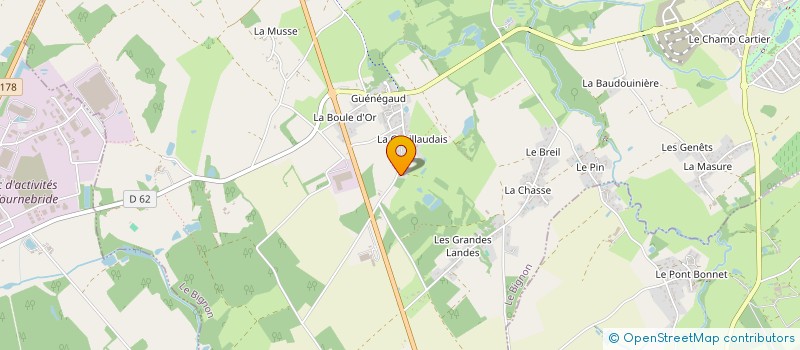 localisation de l'entreprise BE HOME SERVICES à LE BIGNON