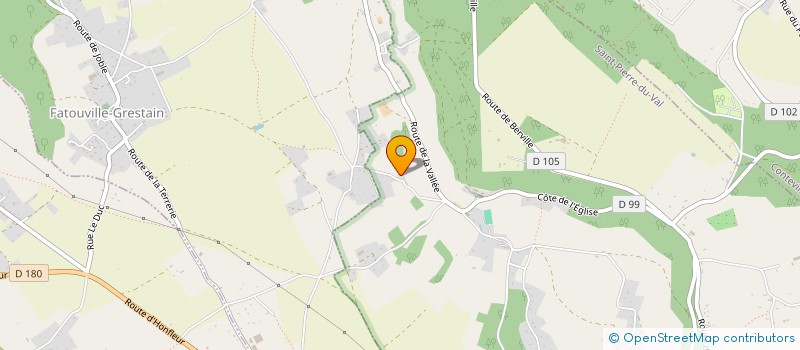 localisation de l'entreprise BE HOP  SAINT-PIERRE-DU-VAL