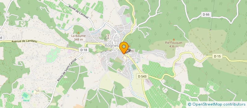 localisation de l'entreprise BE-I à ROGNES