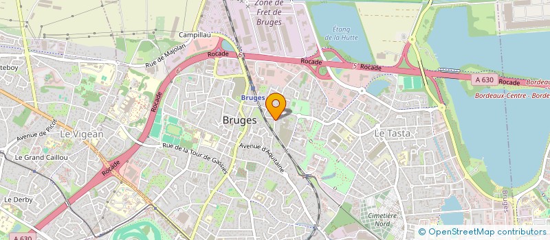 localisation de l'entreprise BE IMMO  BRUGES