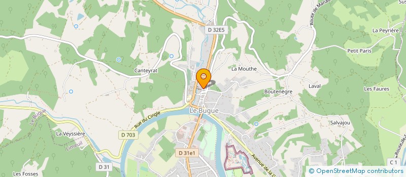 localisation de l'entreprise BE IN HOME à LE BUGUE