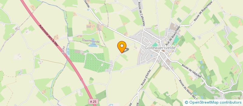 localisation de l'entreprise BE.IN, SARL D'ARCHITECTURE  GODEWAERSVELDE