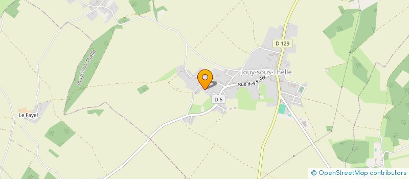 localisation de l'entreprise BE-INFINEX  JOUY-SOUS-THELLE