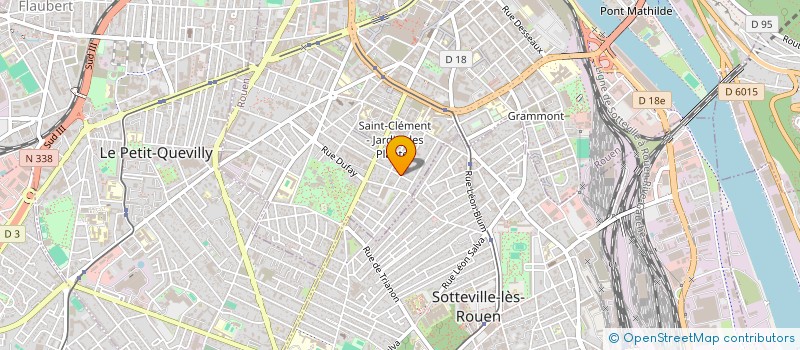 localisation de l'entreprise BE INVEST à ROUEN