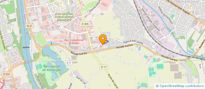 localisation de l'entreprise BE LAB  BOE