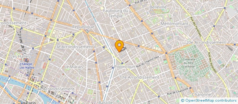 localisation de l'entreprise BE LABO  PARIS