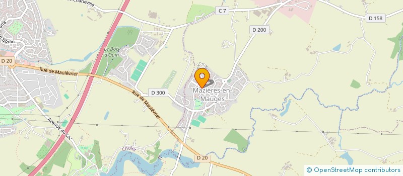 localisation de l'entreprise BE-LEGER FOOTBALL CLUB  SAINT-LEGER-SOUS-CHOLET