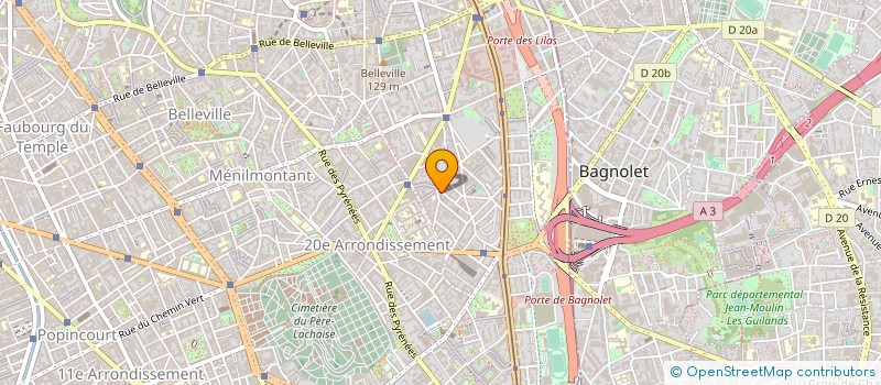 localisation de l'entreprise BE LEMON EVENT  PARIS