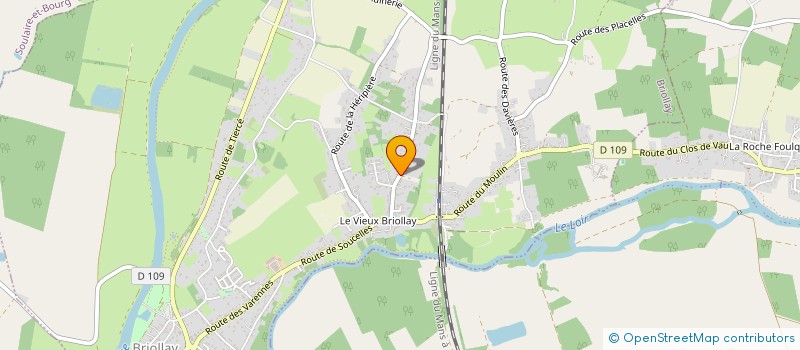 localisation de l'entreprise BE LIGHT EDITIONS  BRIOLLAY