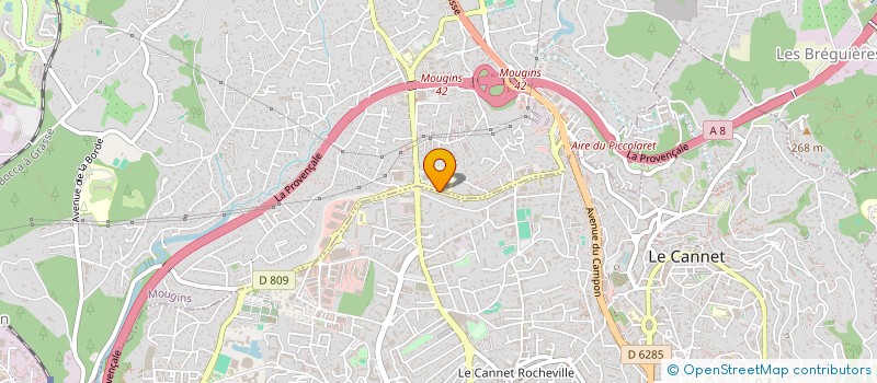 localisation de l'entreprise BE LIVE à LE CANNET