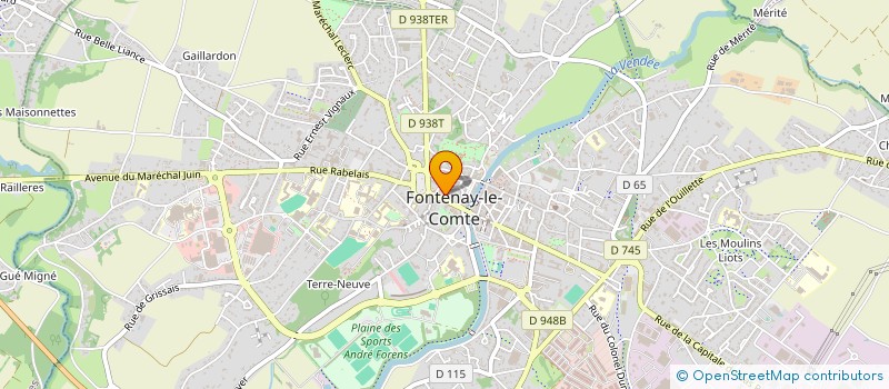 localisation de l'entreprise BE LOOK à FONTENAY-LE-COMTE