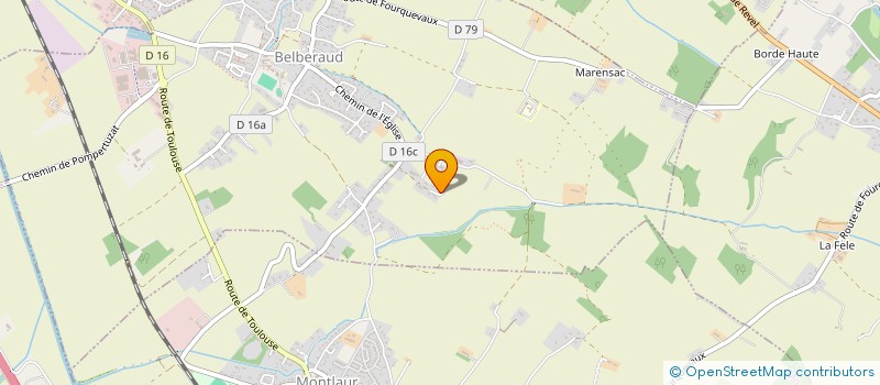 localisation de l'entreprise BE LOUP  BELBERAUD