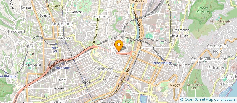 localisation de l'entreprise BE &  LU  NICE