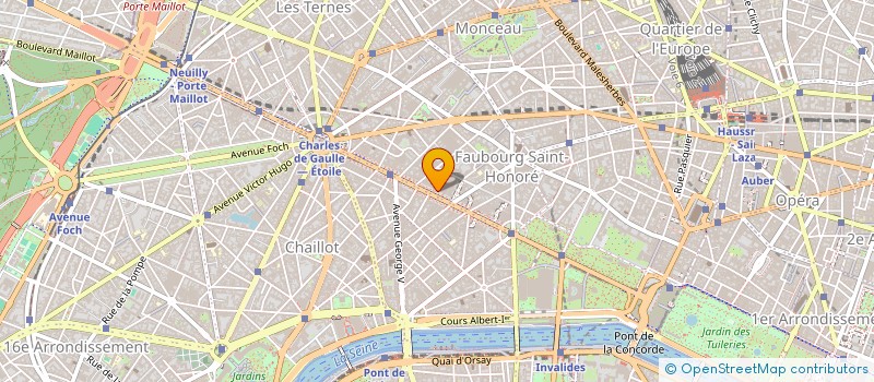 localisation de l'entreprise BE LUXURY SERVICES à PARIS