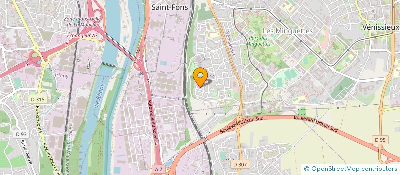 localisation de l'entreprise BE-LY à SAINT-FONS