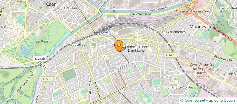 localisation de l'entreprise BE MAP GUEST à CAEN