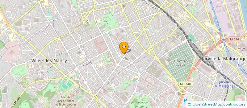 localisation de l'entreprise BE METRICS à NANCY