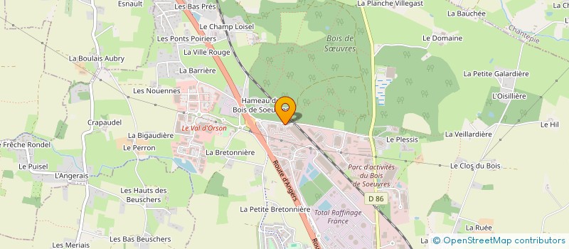 localisation de l'entreprise BE MODAL à VERN-SUR-SEICHE