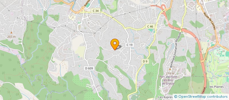 localisation de l'entreprise BE MOUV ASSOCIATION  GRASSE