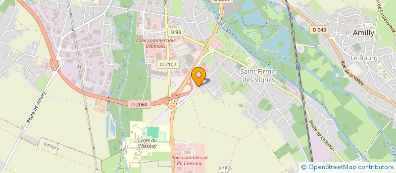localisation de l'entreprise BE MY BUS à AMILLY