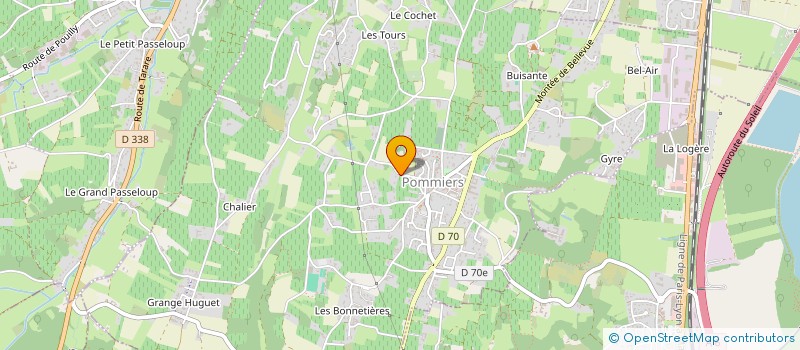 localisation de l'entreprise BE MY EVENTS  POMMIERS